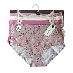 Laura Ashley 5-PK No-Show Seamless Panties